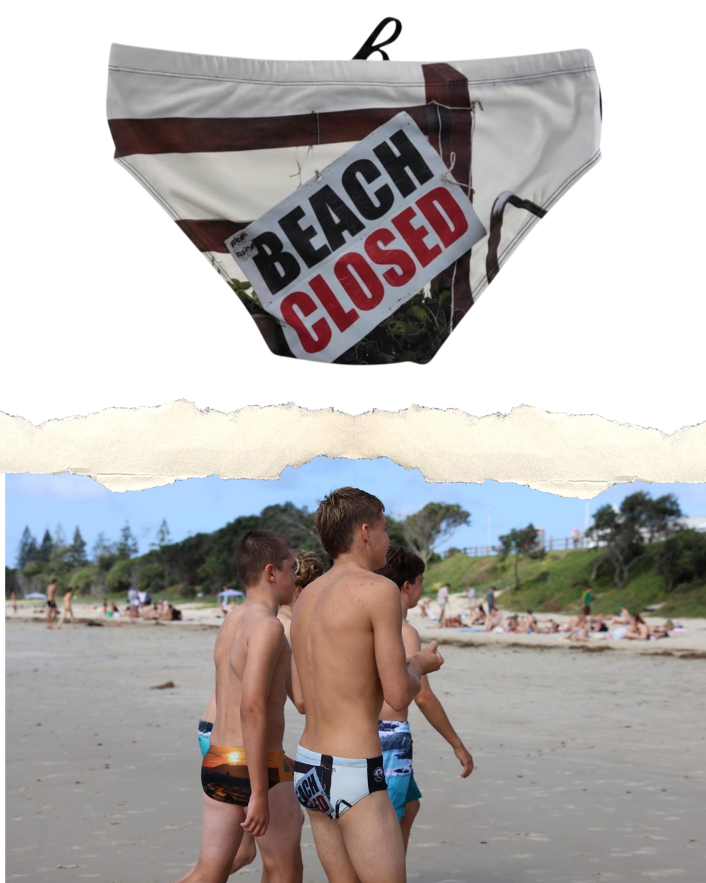 BEACH CLOSED